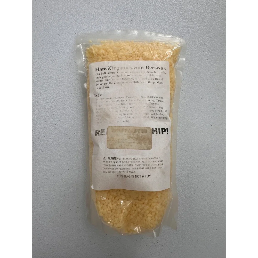EricX Light 100 Piece Candle Wick & Natural Organic Beeswax Crafting Kit Bee